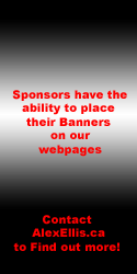 Sponsors may place Banners on AlexEllis,ca website